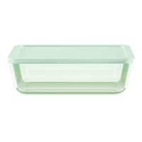 Pyrex Green Glass Rectangle Food Storage Container, 11c