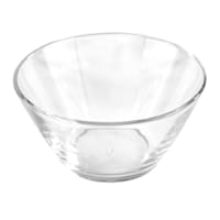 Set of 6 Round Clear Snack Bowls, 11oz
