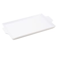 White Rectangle Porcelain Tray, 12"