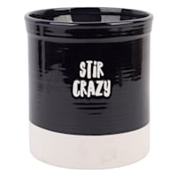Black Stir Crazy Utensil Holder