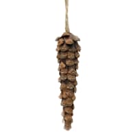 Homespun Holiday Pinecone Ornament, 7.5"