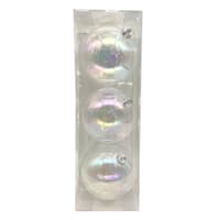 3-Count Iridescent Bubble Ornaments, 5.9"