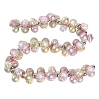 Pink & Champagne Ornament Garland, 72"