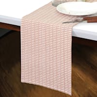 14X72 Pink/Ivory Mix Woven Runner