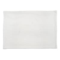 Set of 4 White Dobby Woven Placemat, 13x19
