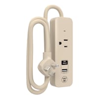 Usb Power Strip White Smoke