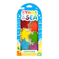 Set of 6 Sea Star Crayons