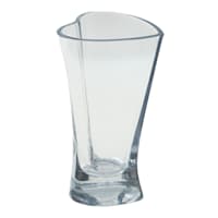 7In Heart Shaped Clear Glass Vase