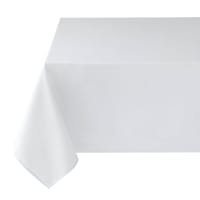 Basics Solid White Tablecloth, 60x84