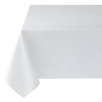 Basics Solid White Tablecloth, 60x104
