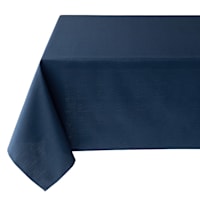 Basics Solid Navy Blue Tablecloth, 60x84