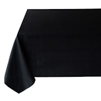 Basics Solid Black Tablecloth, 60x84