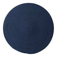Avilla Navy Round Placemat, 15"