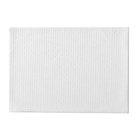 Allegro White Faux Leather Placemat, 13x18