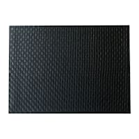 Allegro Black Faux Leather Placemat, 13x18