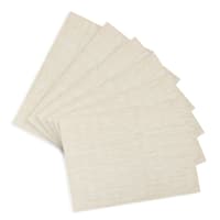 Set of 6 Nala Linen Woven Vinyl Placemats, 13x18