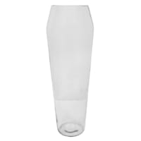 22In Slim Base Clear Glass Vase