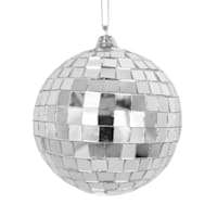 Oh Joy! Silver Disco Ball Ornament, 3.5"