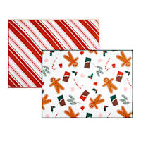 Gingerbread Lane Set of 2 Dish Drying Mats