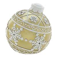 Gold LED Ornament, 8"