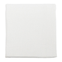 White with Multi-Grey Stripes Tablecloth, 60x84