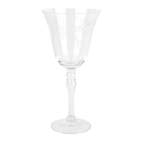 Providence Etched Stemmed Wine Glass, 13oz
