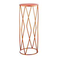 Providence Copper Metal Plant Stand, Small