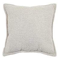 Crosby St. Grey Soft Textured Boucle Throw Pillow, 18"