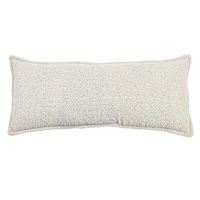 Crosby St. Grey Soft Textured Boucle Throw Pillow, 14x36