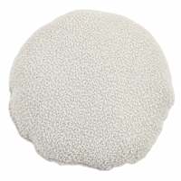 Crosby St. Grey Soft Textured Boucle Round Throw Pillow, 16"