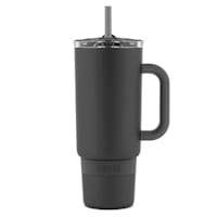 Ello Black Stainless Steel Port Tumbler, 40oz