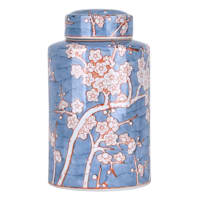 Multi Floral Ceramic Vase, 12"