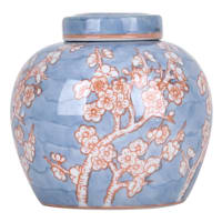 Multi Floral Ceramic Vase, 6"