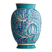 9In Blue Ceramic Vase
