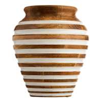 Honeybloom Wood Carved Flower Vase, 9.5"
