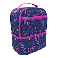 Purple Stars Kids Insulated Lunch Box