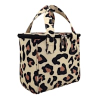 Leopard Brown Insulated Lunch Tote