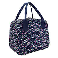 Dark Blue Speckled Lunch Tote