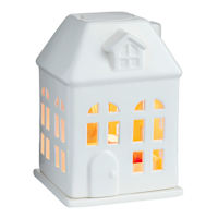 Porcelain House Canopy Illumination Fragrance Wax Warmer