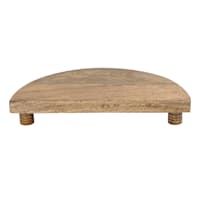 Natural Wooden Half Circle Riser, 14"