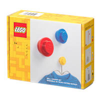 Lego Wall Hanger, Yellow & Blue & Red