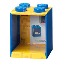 4-Knobs Lego Brick Shelf, Blue