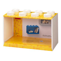 8-Knobs Lego Brick Shelf, White