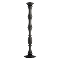 Large Black Wooden Oversized Candle Holder, 36"