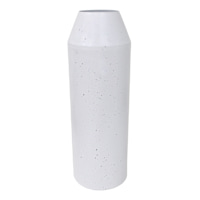 White Flower Metal Oversized Vase, 29"