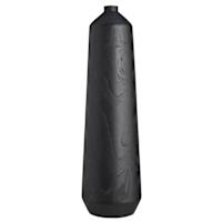 Black Oversized Wood Vase, 30"