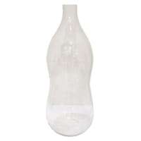 29In Clear Glass Oversize Bottle Vase