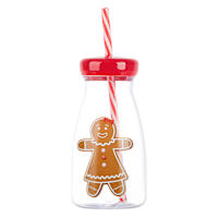 Gingerbread Lane Gingerbread Girl Milk Bottle, 13oz
