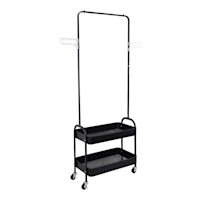 Garment Rack with Stoarge Shelves
