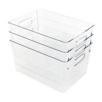 3-Pack Square Pantry Bin, Large